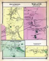 Rock Bottom Town, Stow Centertown, Wayland Town, Lower Village Town, Middlesex County 1875
